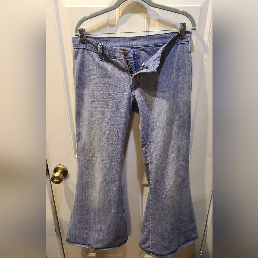 Rare Vintage 1970s The GUYS Low Rise Bell Bottoms 31x30